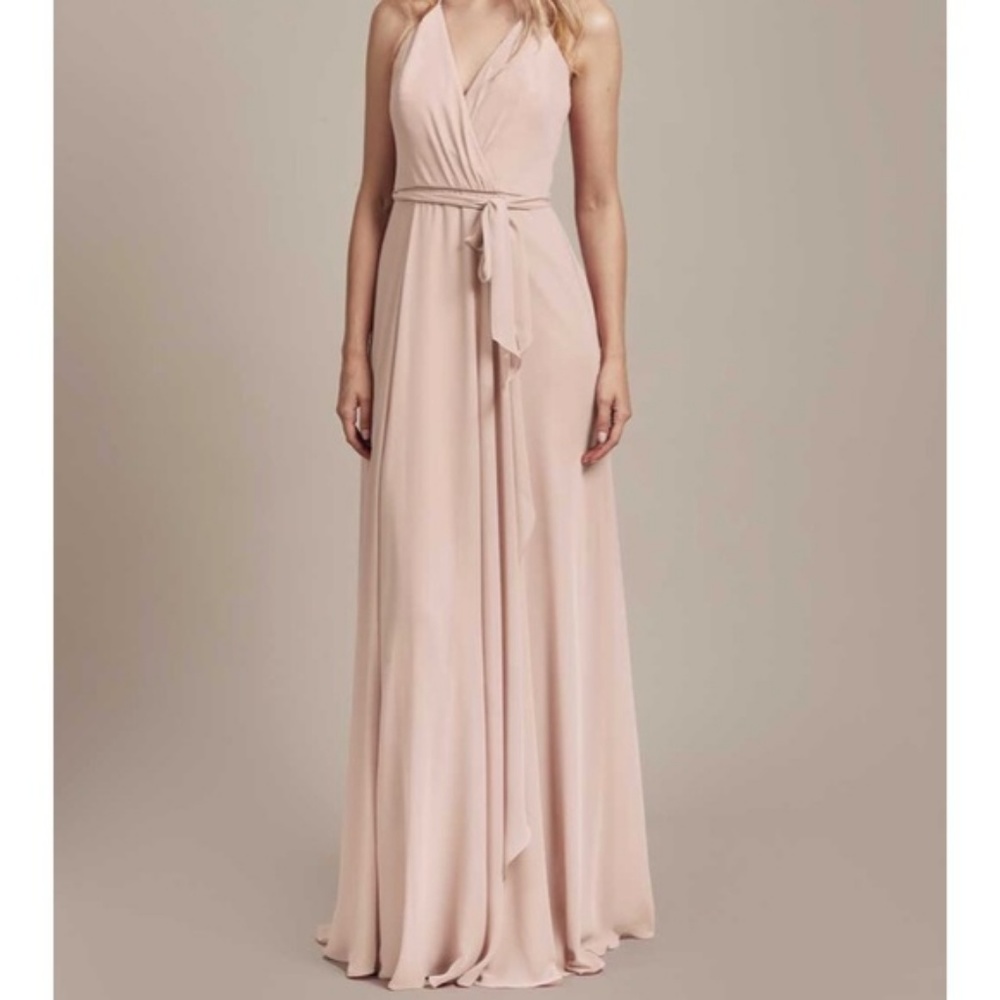 Nouvelle Amsale Carmelle Blush Dress